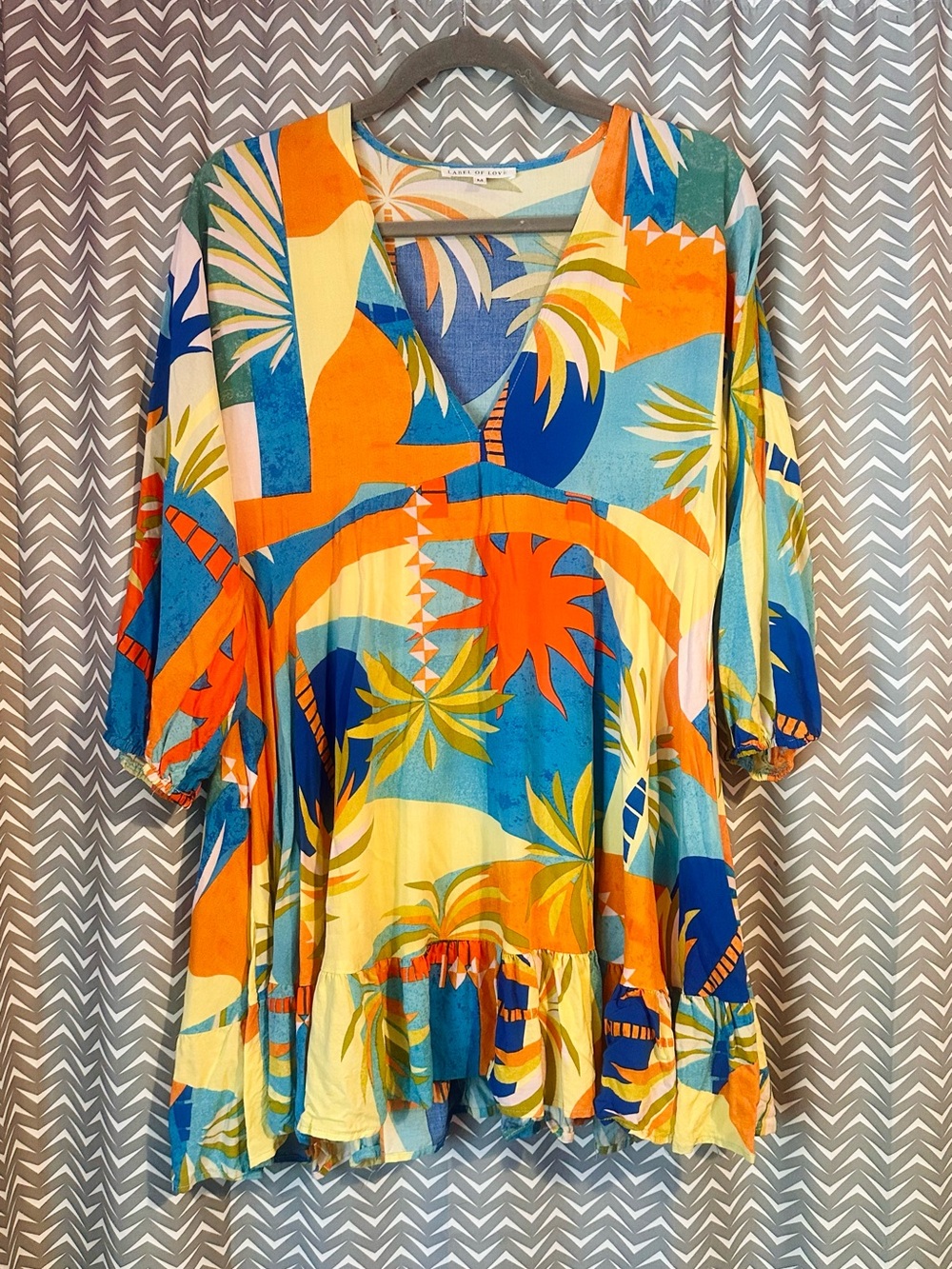 Anthropologie / Label of Love | Aisha beach cover-up dress, M